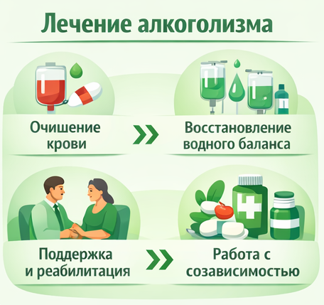 лечение алкоголизма в Ангарске этапы